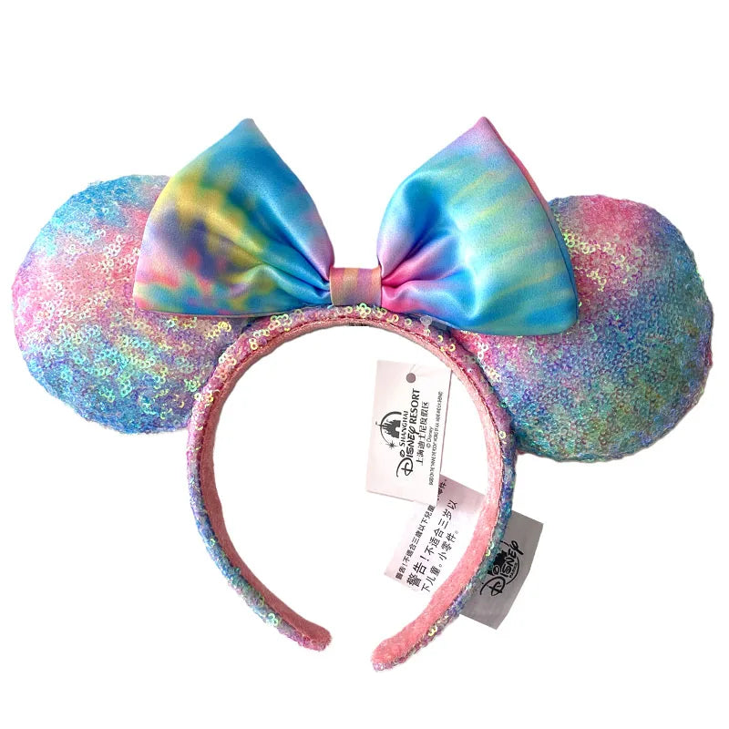 Disney 2023 new release hot yarn rainbow bow Marshmallow ears BNWT limited # 15